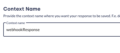 Webhook context name example